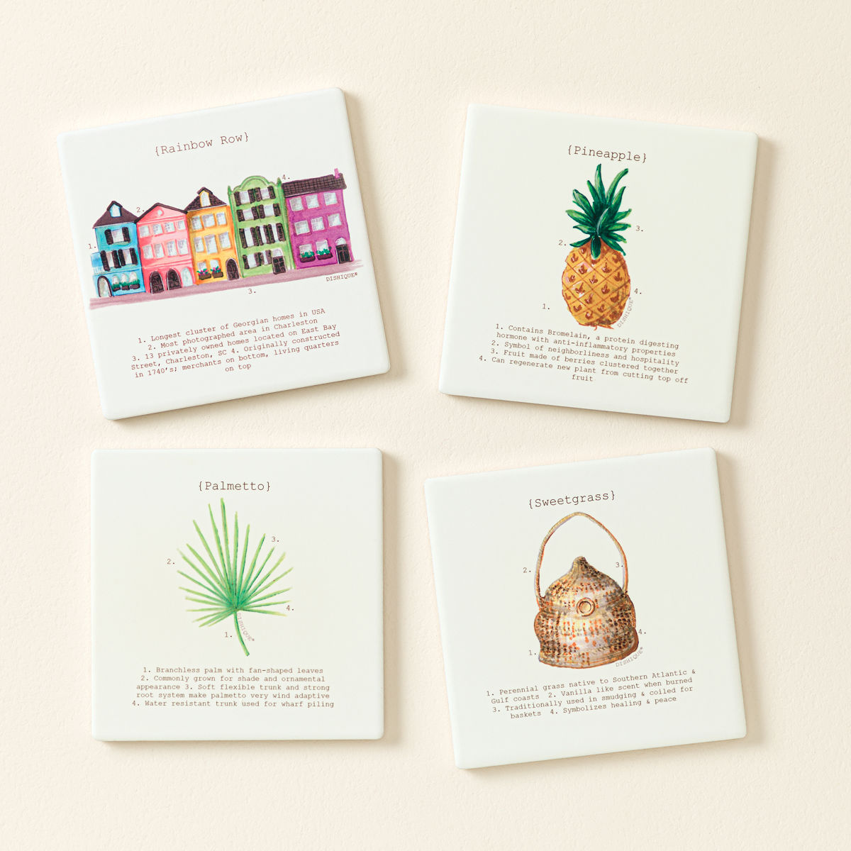 Icons of Your City Coasters - Charleston