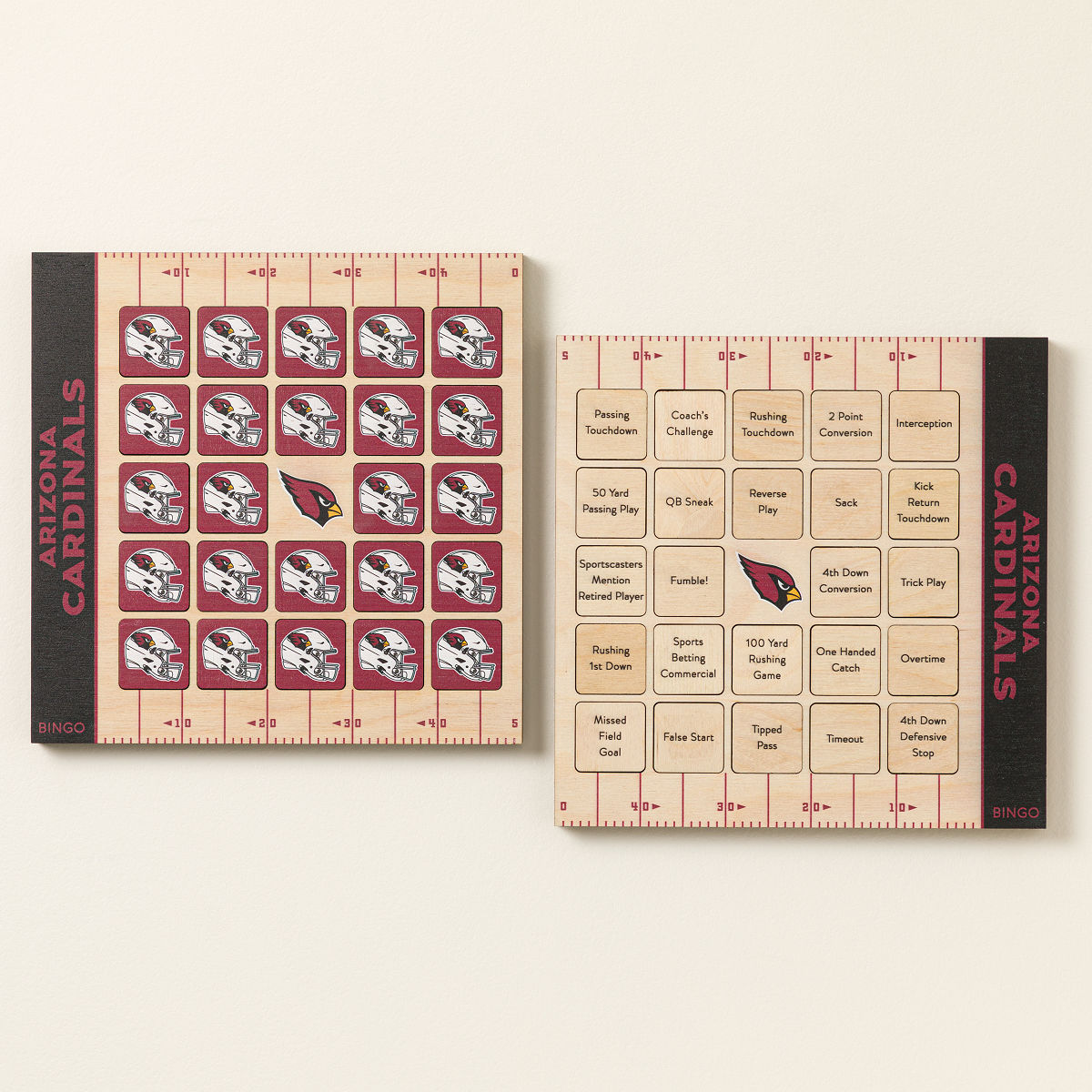 NFL Game Day Bingo - Set of 2 - Arizona Cardinals