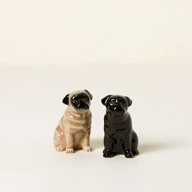 Pug Salt and Pepper Shakers