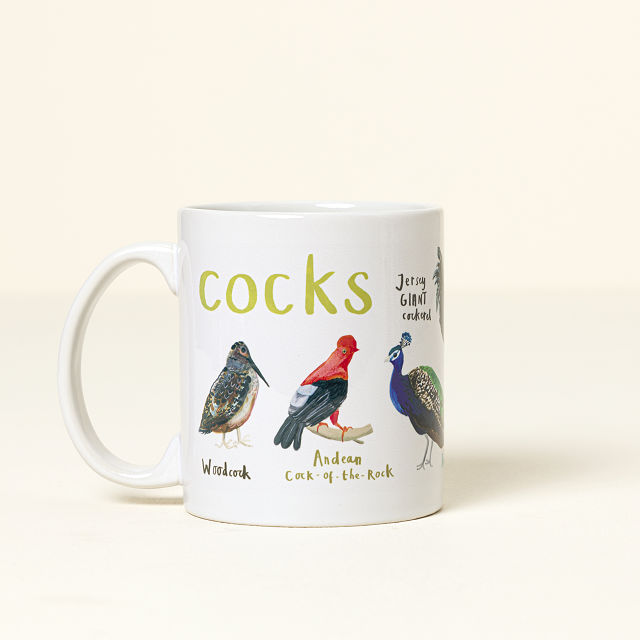 Fowl Language Mug - Cocks & Peckers