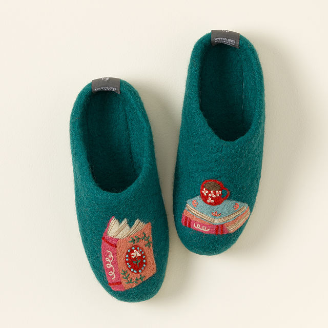 Book Lover's Slippers
