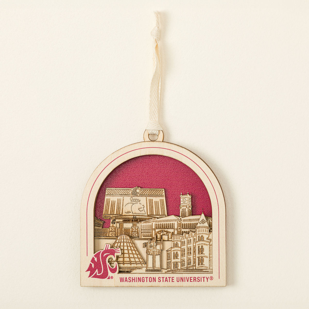College Town Keepsake Ornament - Washington State University
