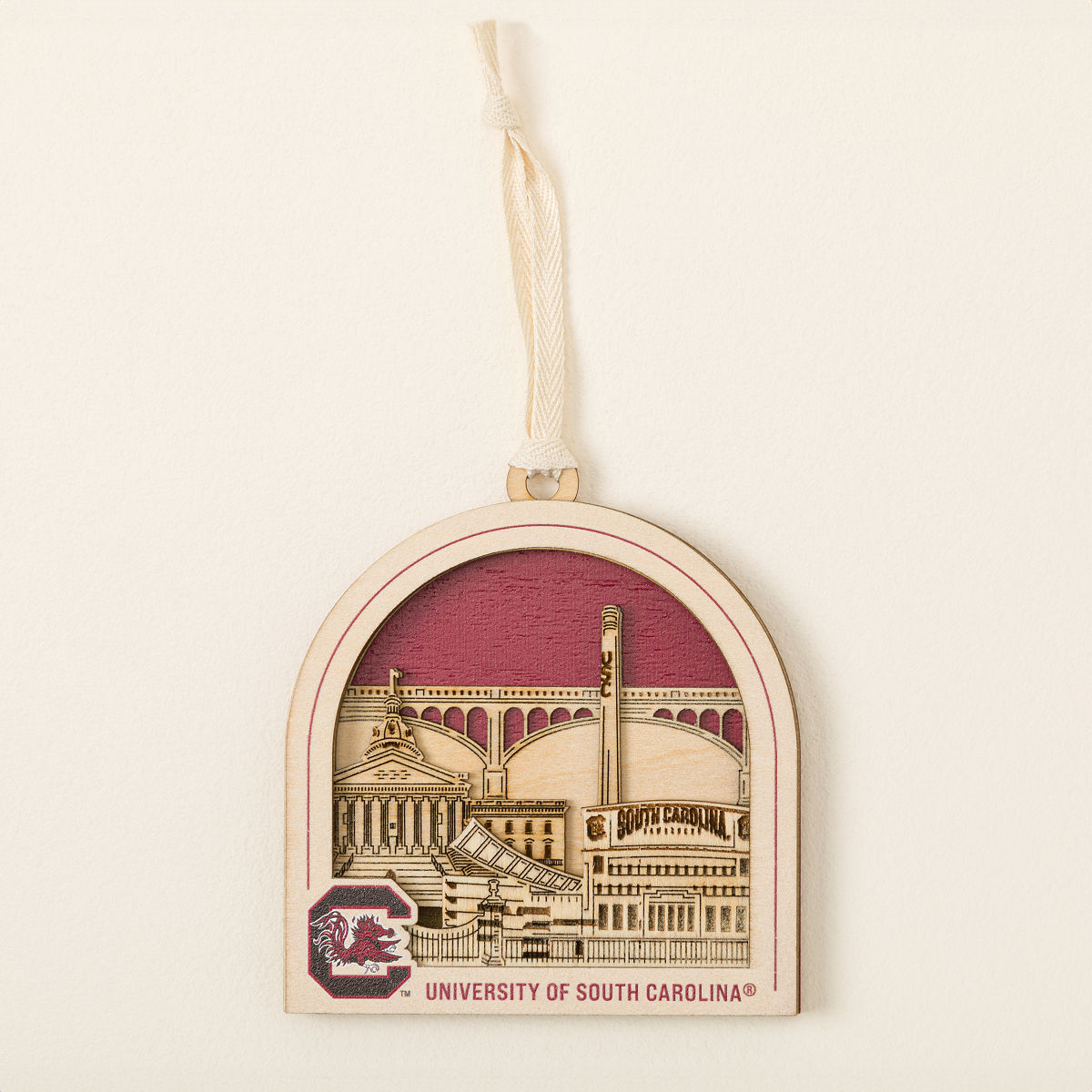 College Town Keepsake Ornament - University of South Carolina