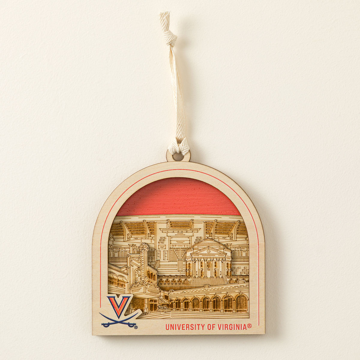 College Town Keepsake Ornament - University of Virginia