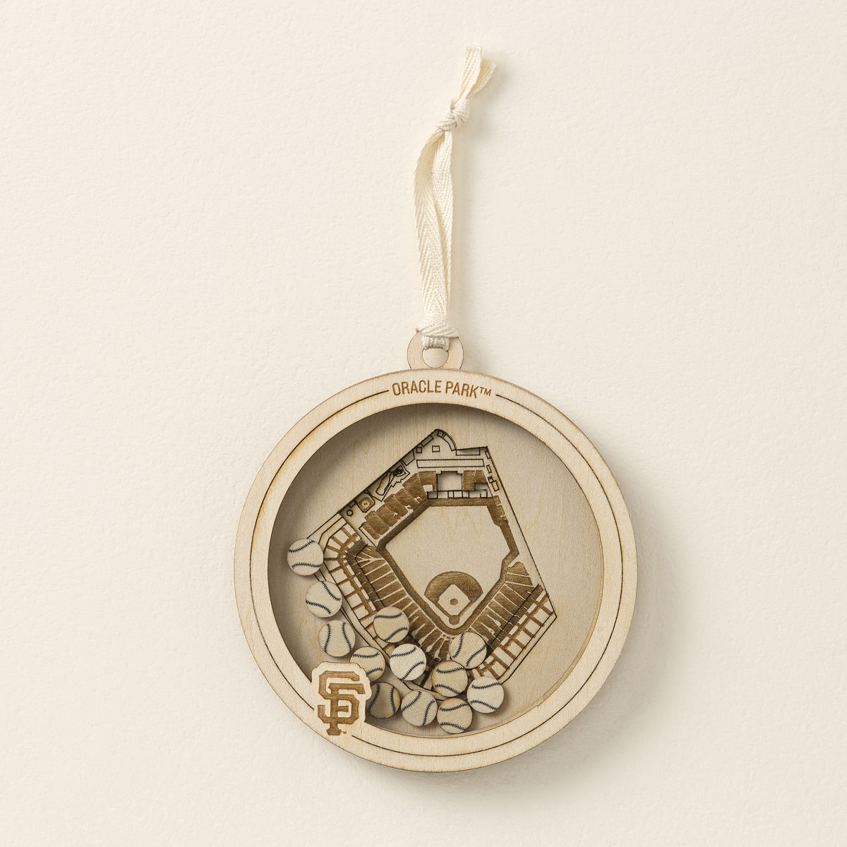 Grand Slam MLB Shaker Ornament - San Francisco Giants