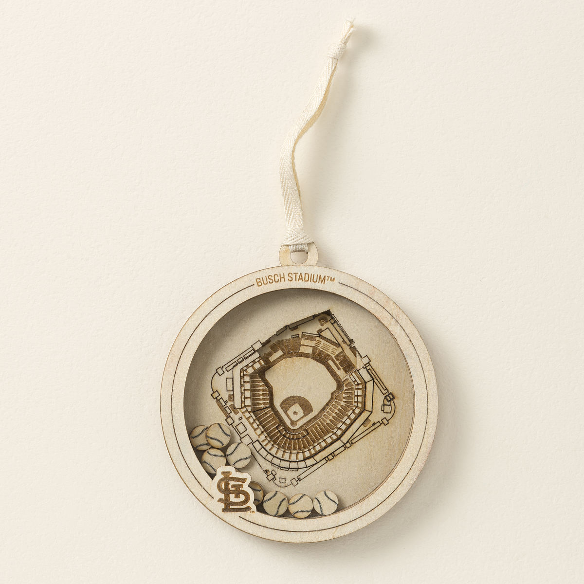 Grand Slam MLB Shaker Ornament - St. Louis Cardinals