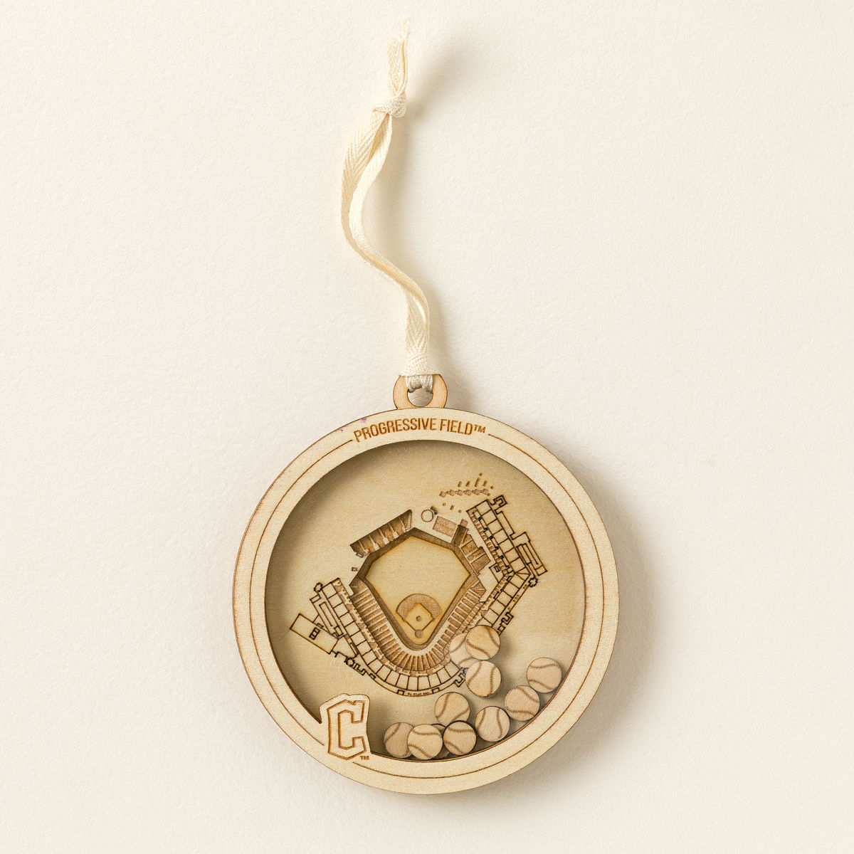 Grand Slam MLB Shaker Ornament - Cleveland Guardians