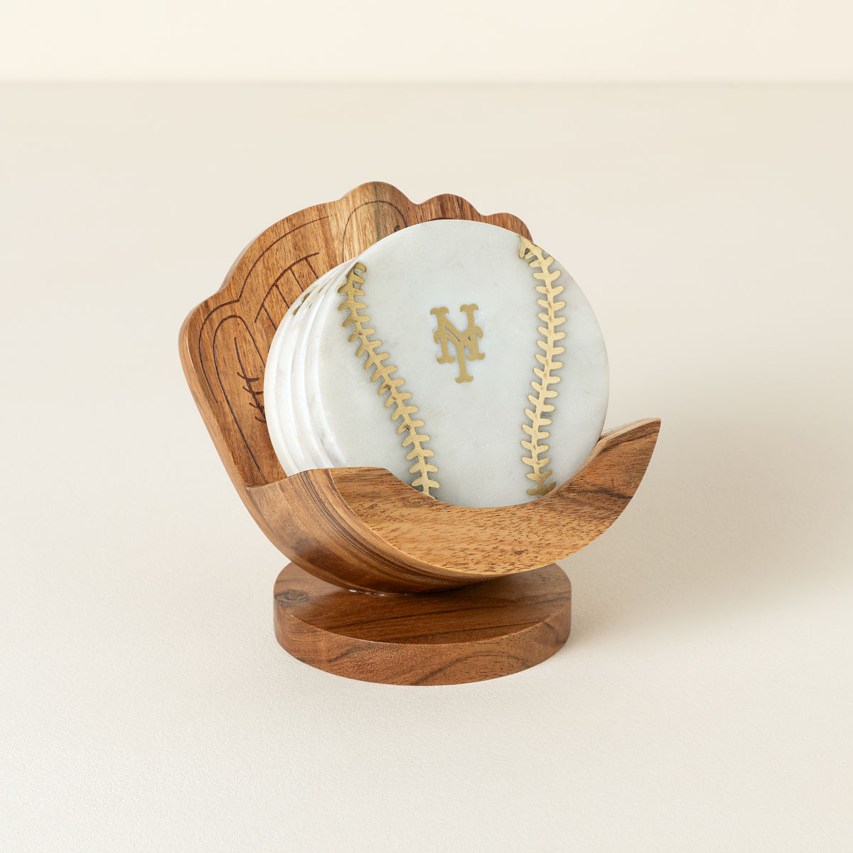 MLB Perfect Catch Coaster Set - New York Mets
