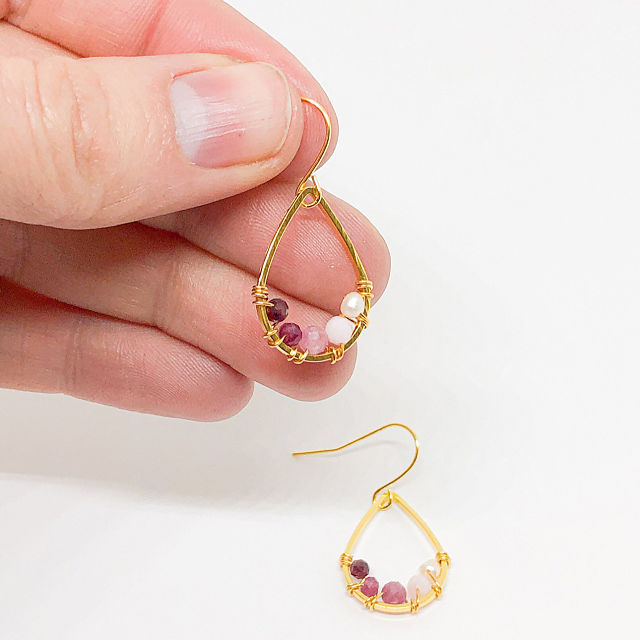 Custom Mixed Birthstone Cluster Earrings