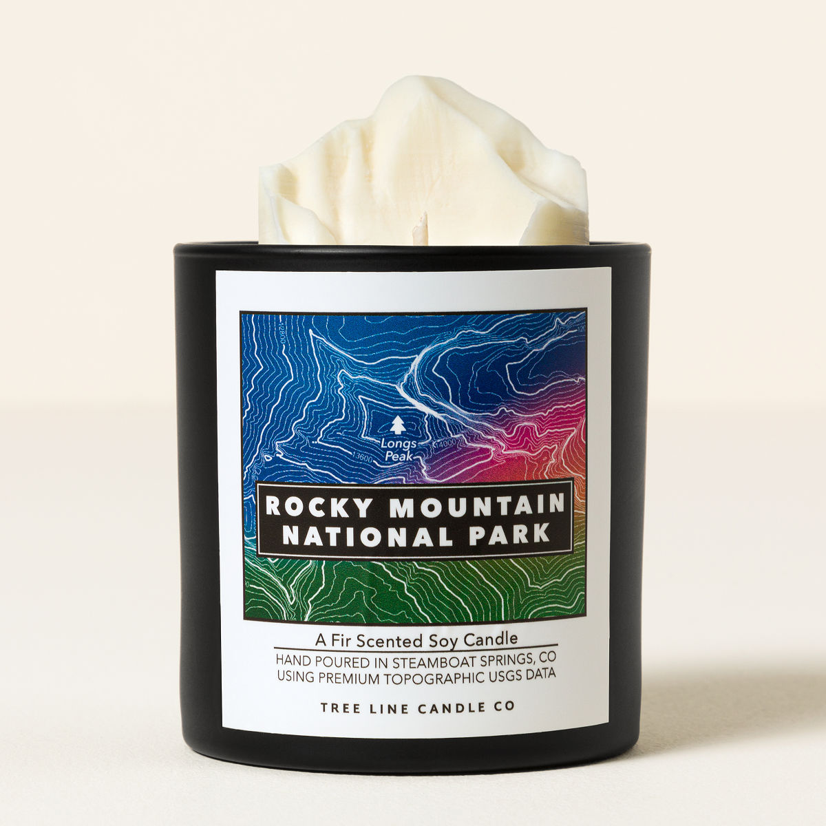 3D National Park Candles - Rocky Mountain National Park