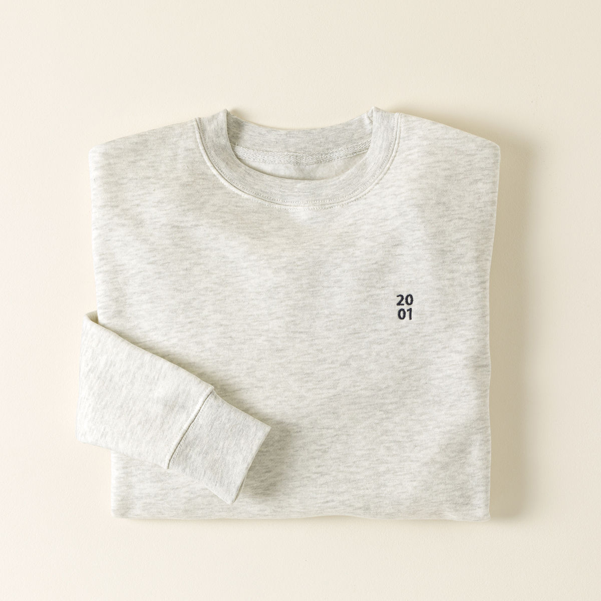 A Year to Remember Custom Embroidered Sweatshirt - Oat Medium