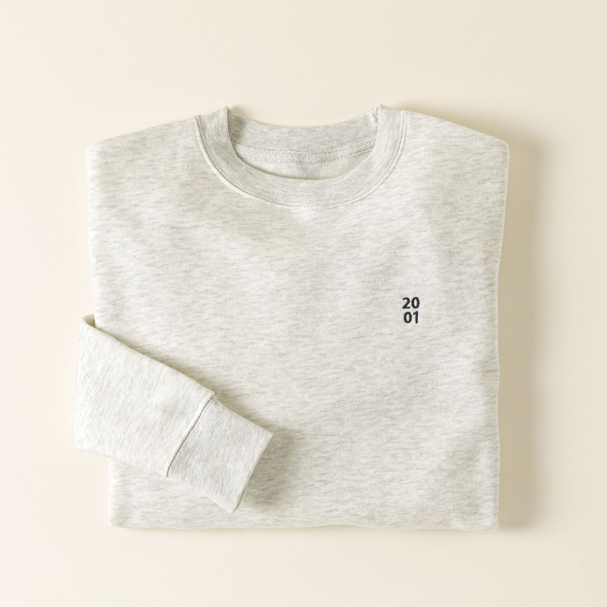 A Year to Remember Custom Embroidered Sweatshirt - Oat Large
