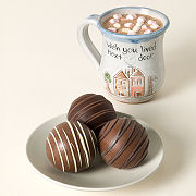 Boozy Flavored Hot Chocolate Bombs