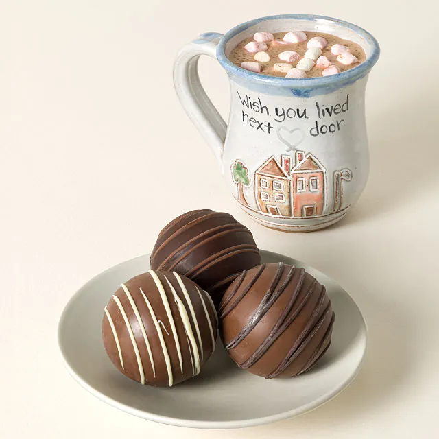 Image of boozy hot chocolate bombs