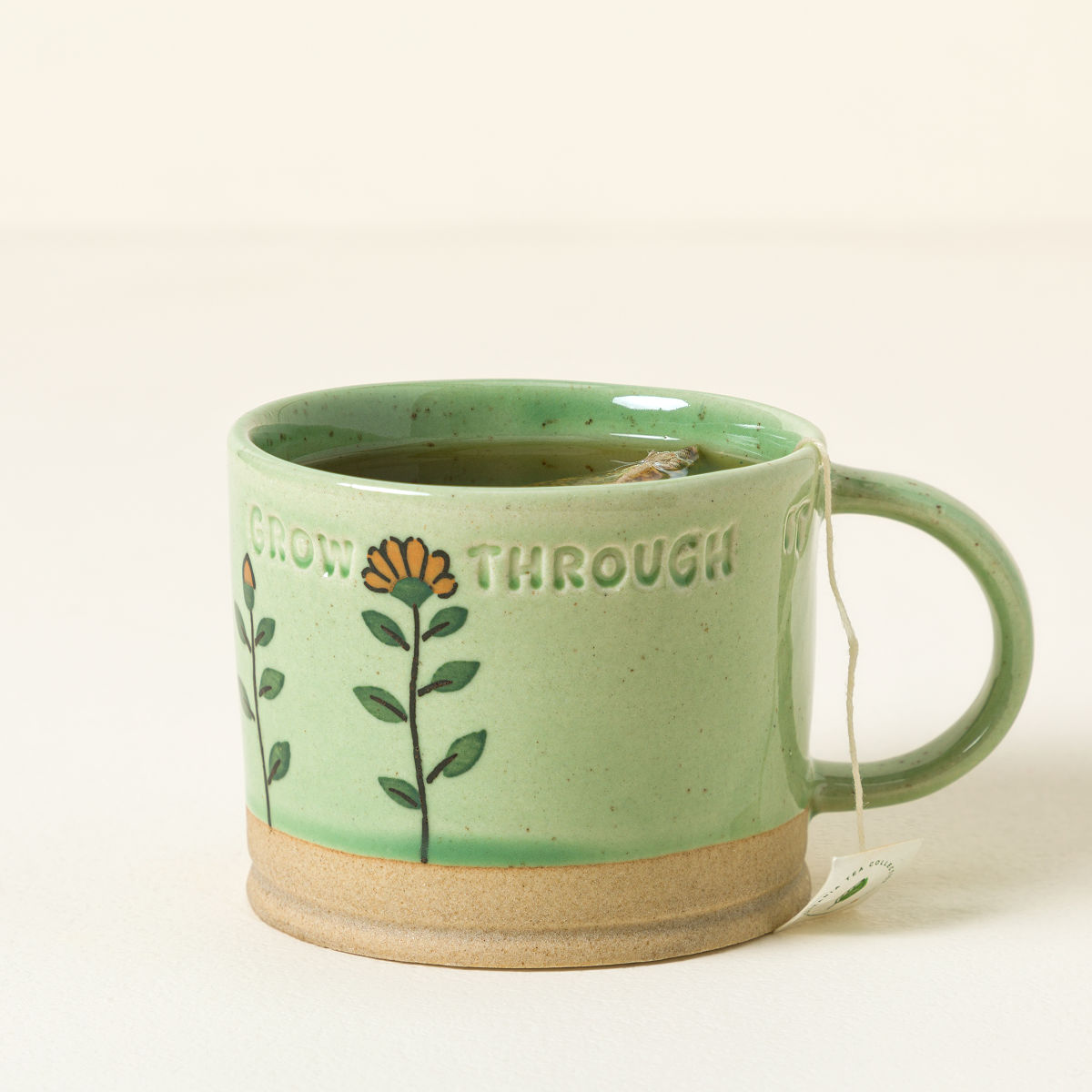 Grow Through It Mug | Coffee Mugs That Are Unique and Quirky | Graduation Gifts | Gifts for Coworker | Birthday Gifts | Gifts for Neutral |
