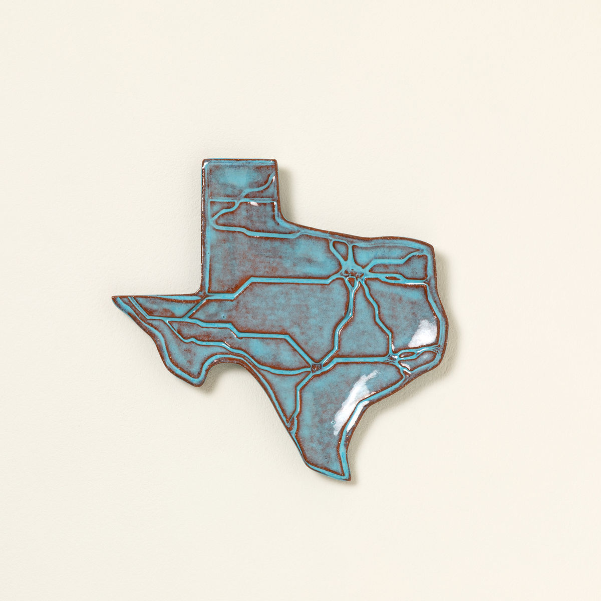 All Roads Lead Home Ceramic State Catch All - Texas