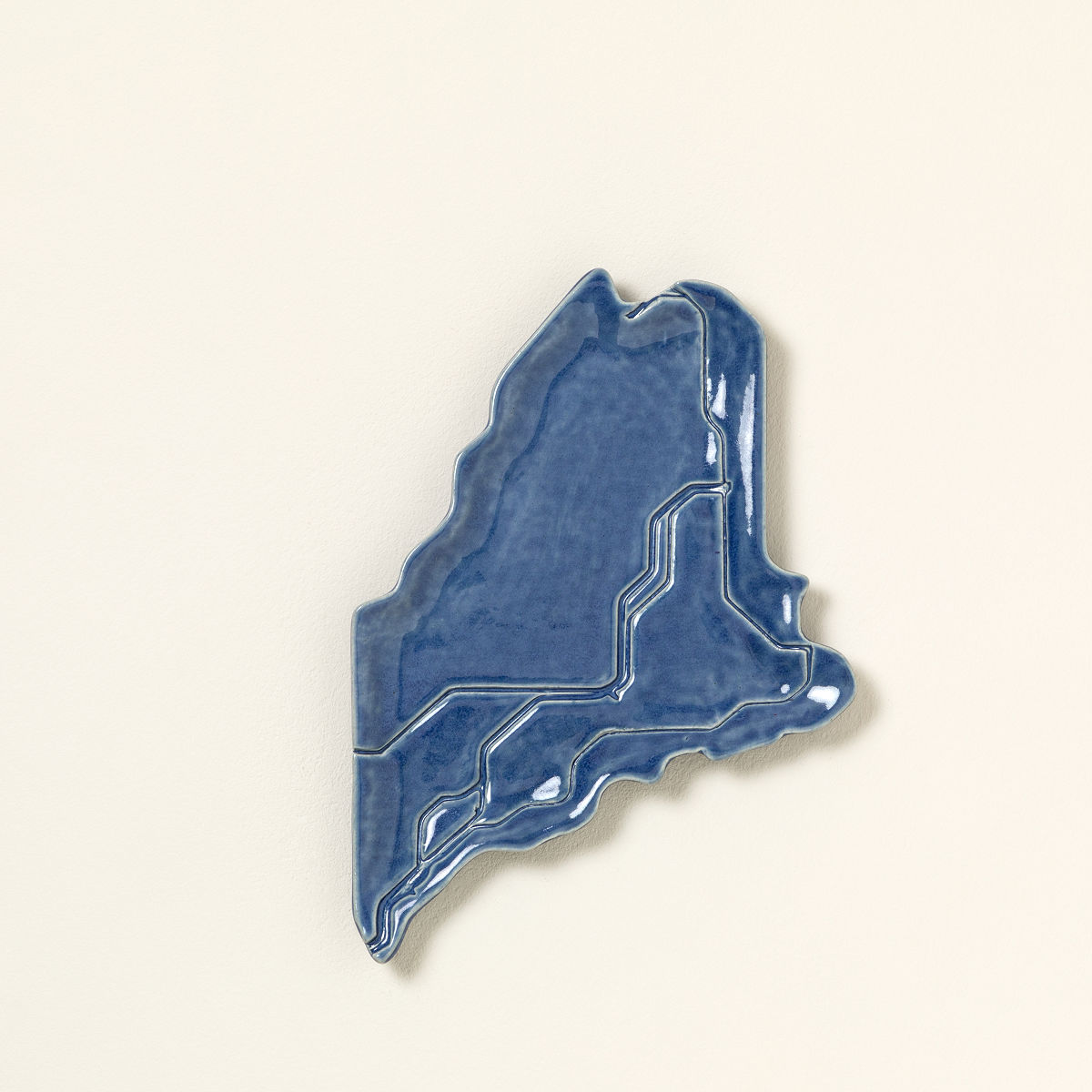 All Roads Lead Home Ceramic State Catch All - Maine