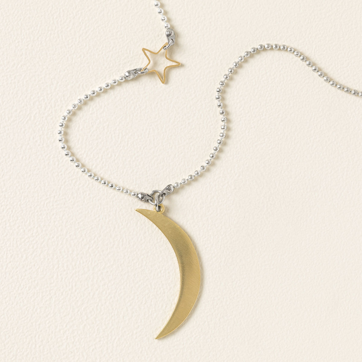 LUXURY COLLECTION MOON AND STARS NECKLACE