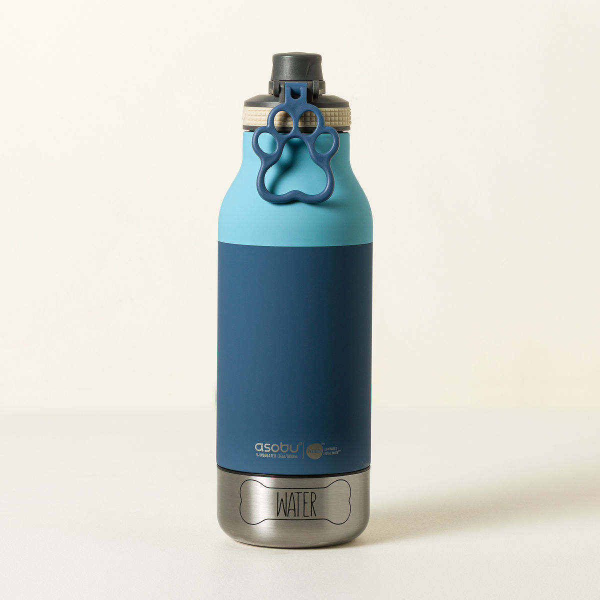 3-in-1 Doggy and Me Water Bottle - Pastel Blue