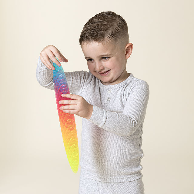 Rainbow Ellipsoid Fidget Toy