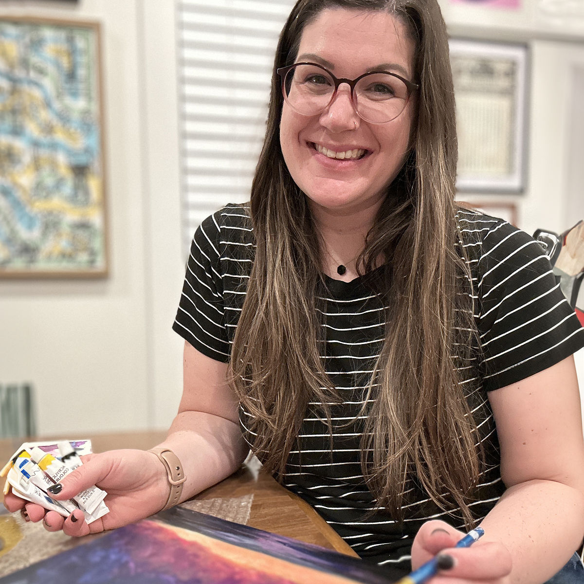 Experience Paint the Stars Couples Art Workshop