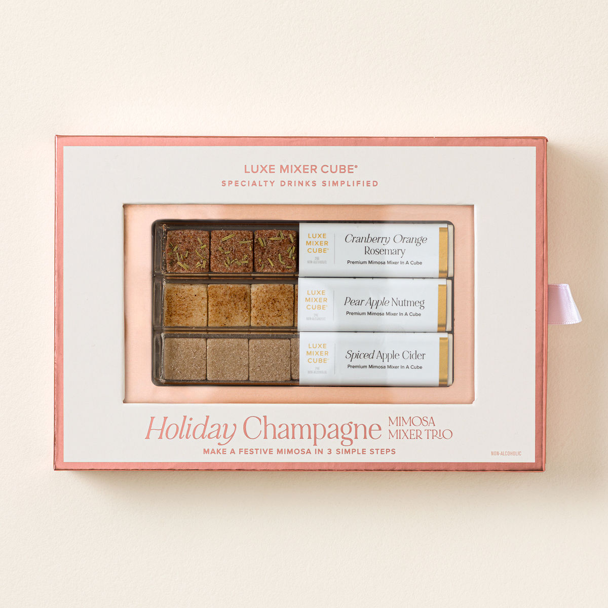 Instant Holiday Cocktail Cubes - Holiday Champagne