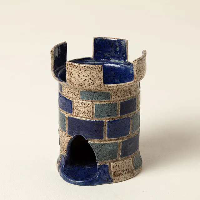 Handmade Stoneware Medieval Dice Tower