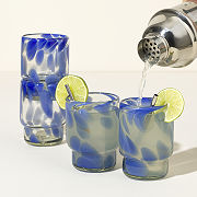 Stackable Paint Stroke Glasses - Set of 4