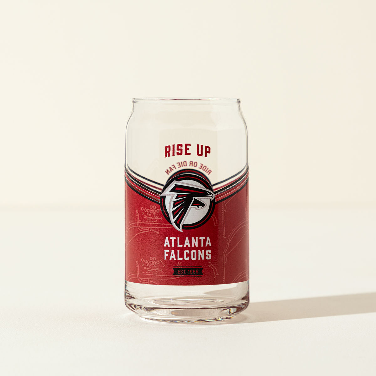 NFL Game Day Personalized Can-Shaped Glass - Atlanta Falcons