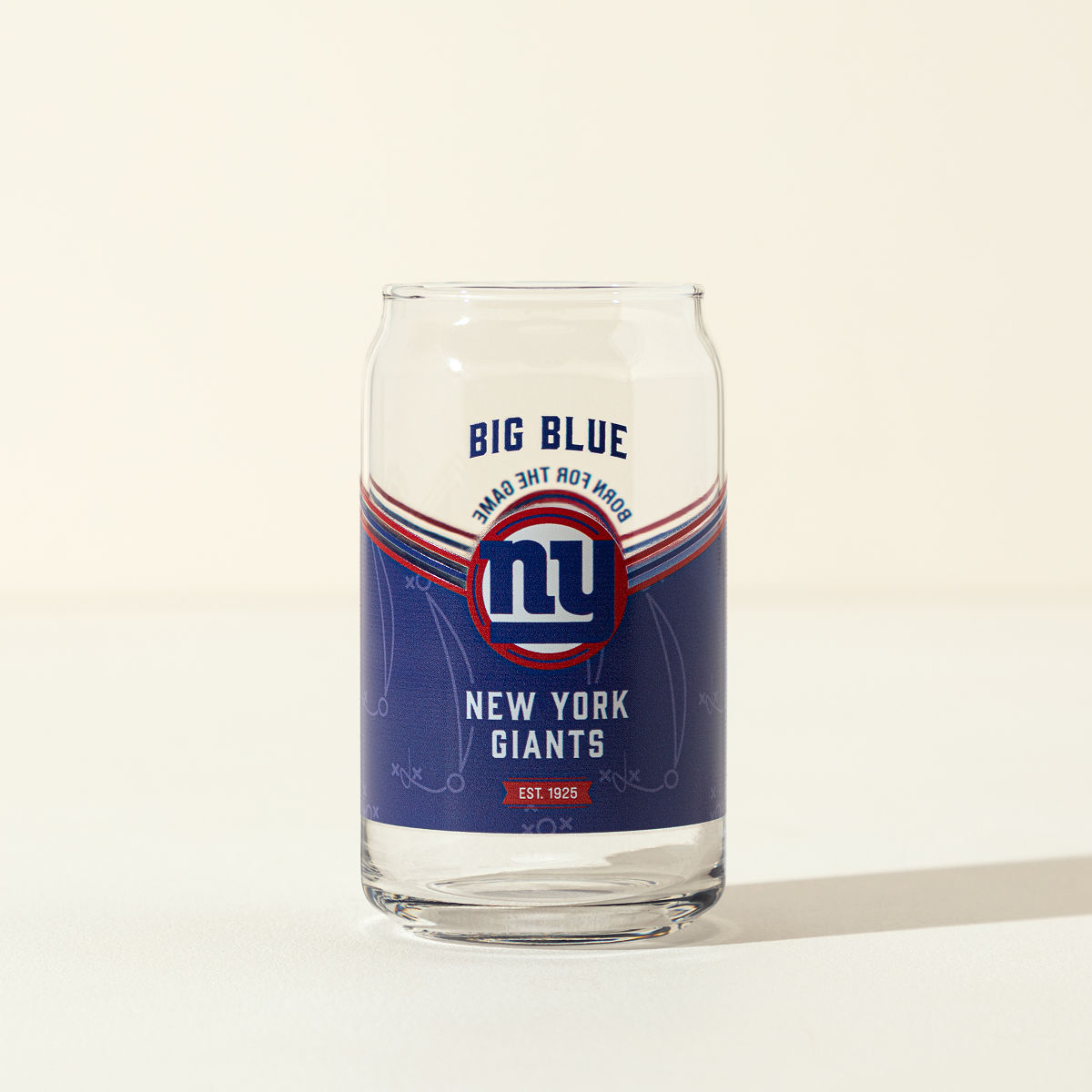 NFL Game Day Personalized Can-Shaped Glass - New York Giants