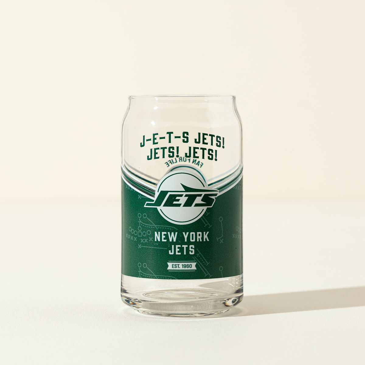 NFL Game Day Personalized Can-Shaped Glass - New York Jets