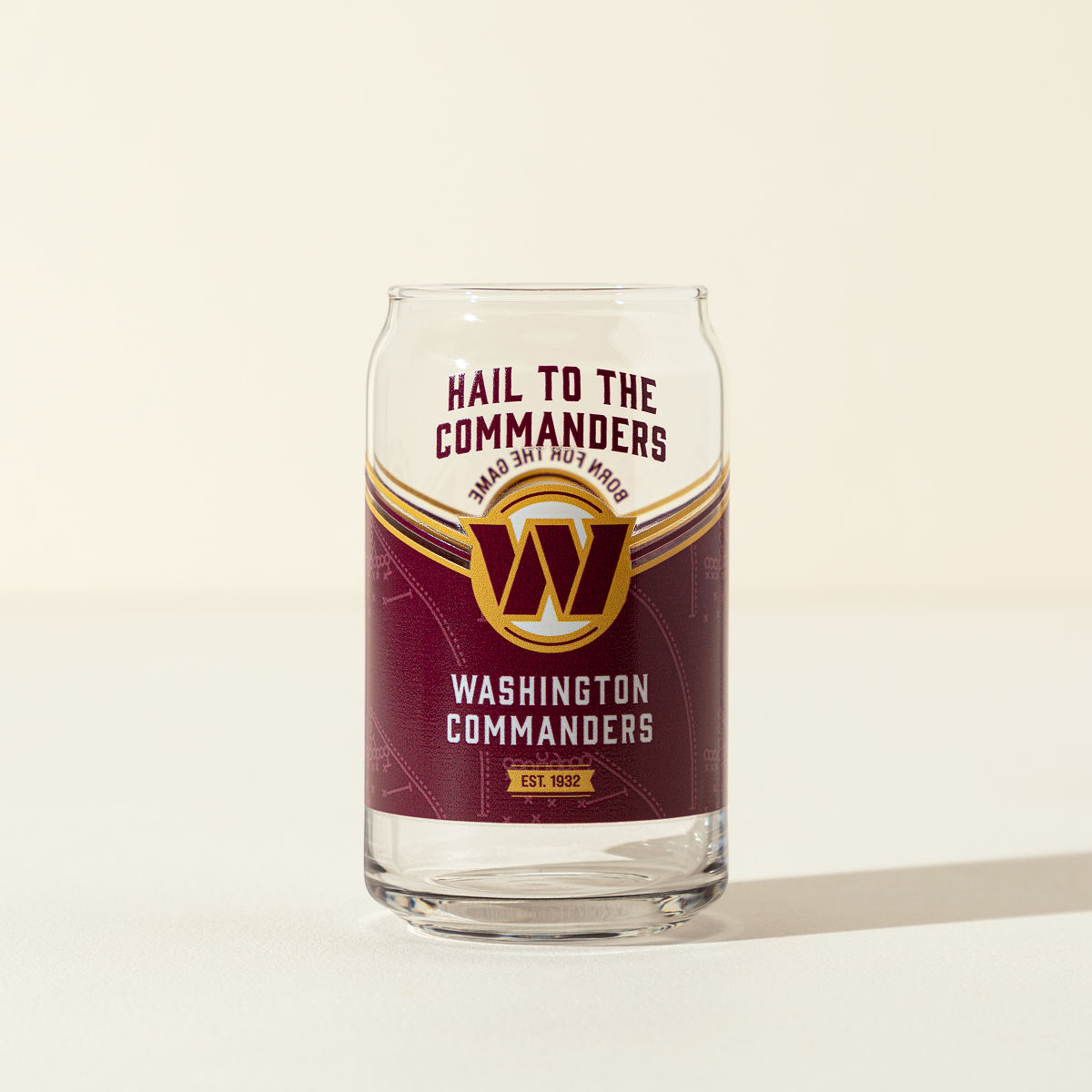 NFL Game Day Personalized Can-Shaped Glass - Washington Commanders