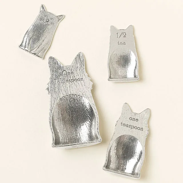 Cat Family Standing Measuring Spoons