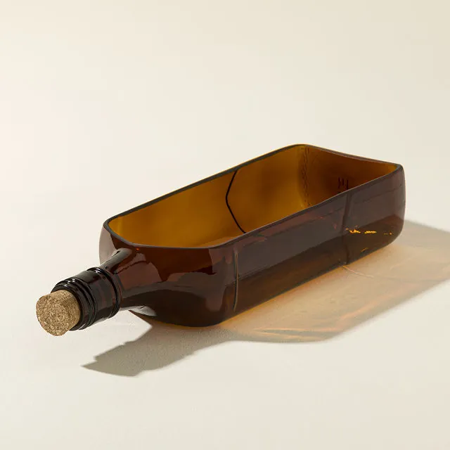 Upcycled Bottle Serving Platter