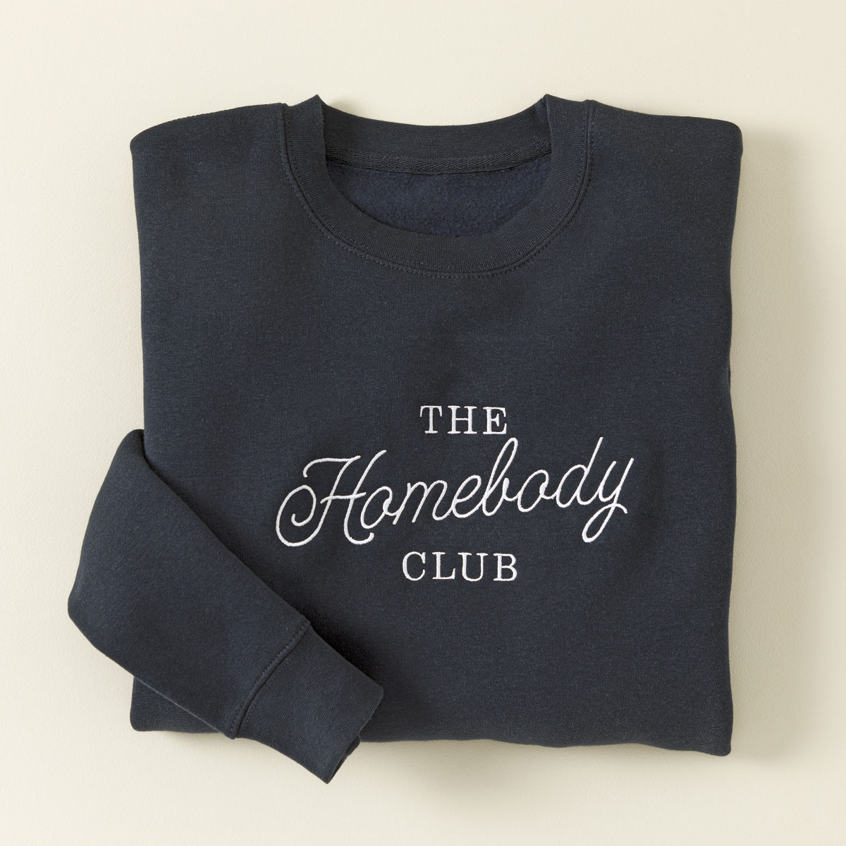 Homebody Club Embroidered Sweatshirt - X-Large