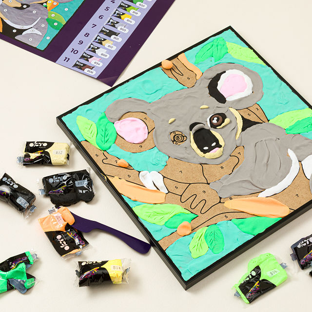 Sensory Clay Paint By Number Kit