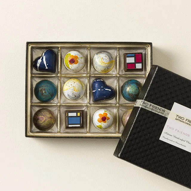 Image of boozy infused chocolate truffles