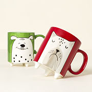 Dapper Dog Footed Mug