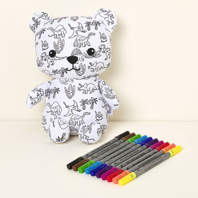 Color In Cuddle Bear