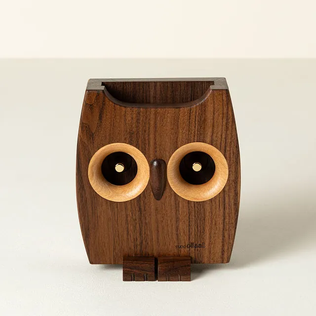 Acoustic Owl Amplifying Speaker