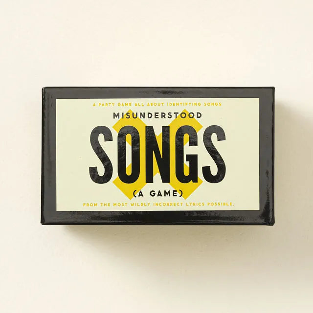 Misunderstood Songs Game — Music Lover Gift