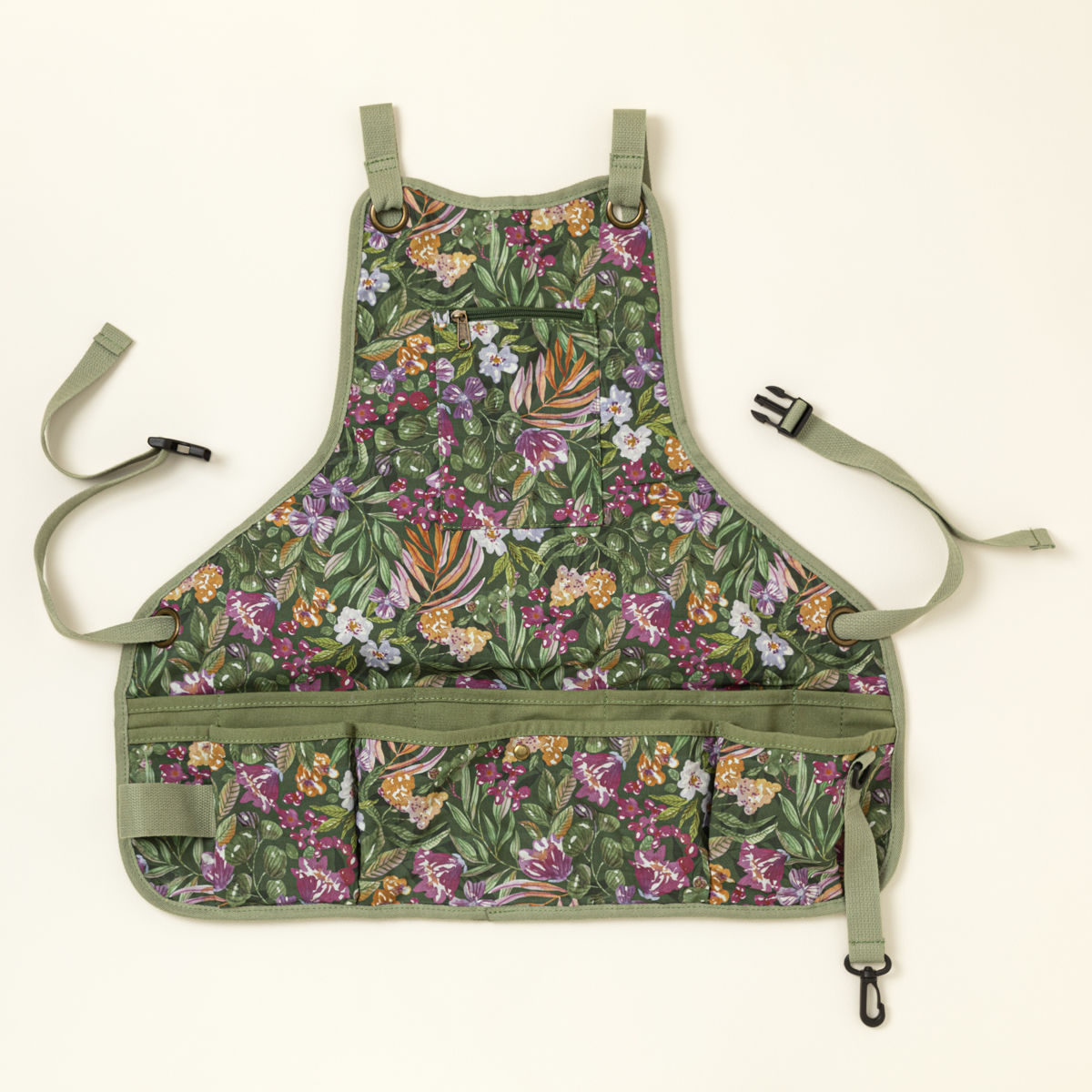 Blooming Floral Ergonomic Gardener's Apron