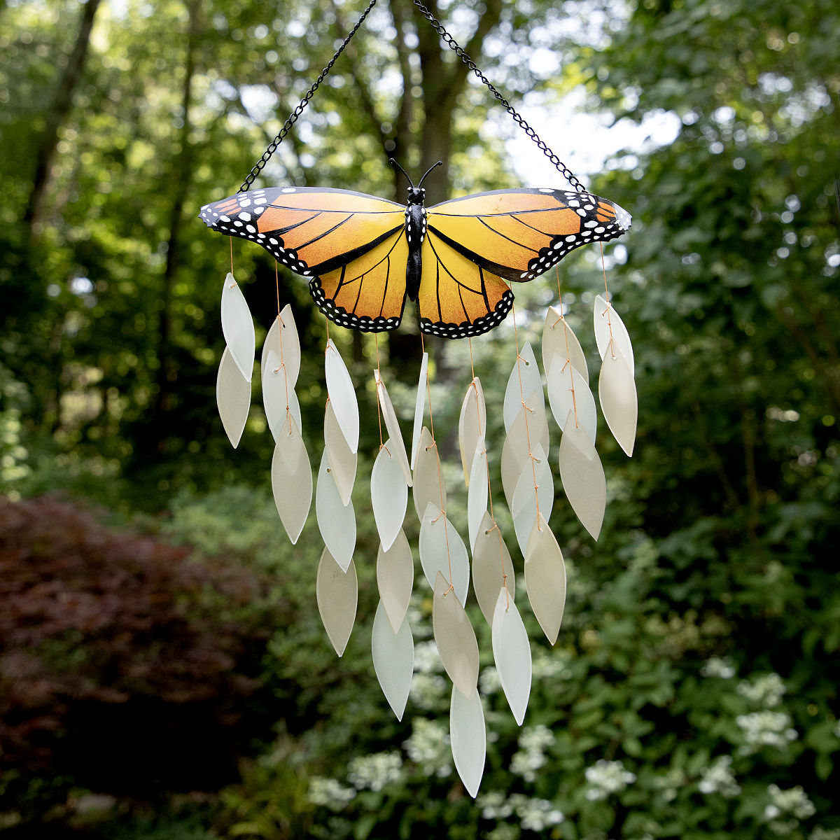 Uncommon Goods | Monarch Wind Chime | butterfly windchime
