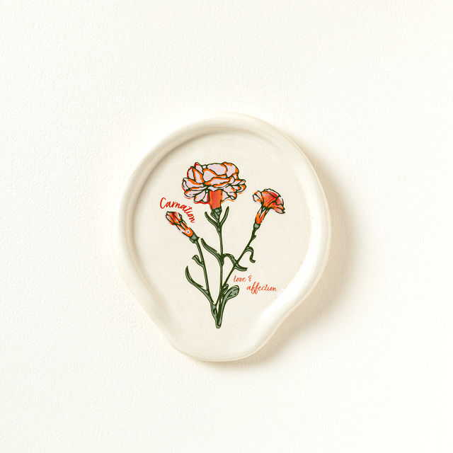 Birth Month Flower Spoon Rest