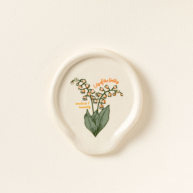 Birth Month Flower Spoon Rest