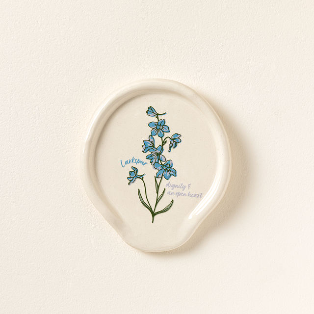 Birth Month Flower Spoon Rest
