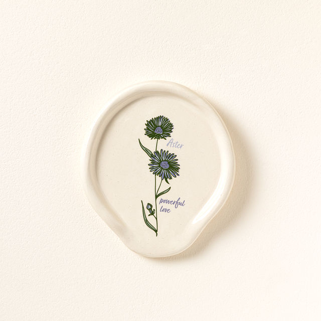 Birth Month Flower Spoon Rest