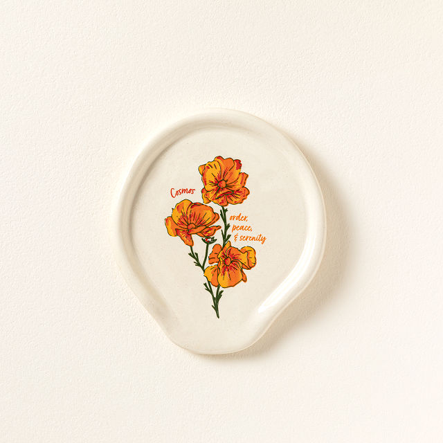 Birth Month Flower Spoon Rest
