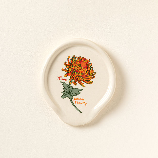 Birth Month Flower Spoon Rest