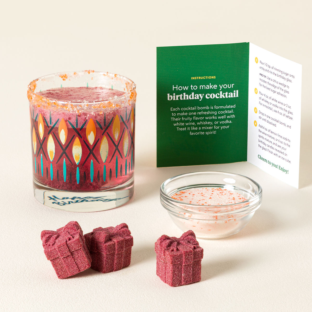 Sip Sip Hooray Birthday Gift Set